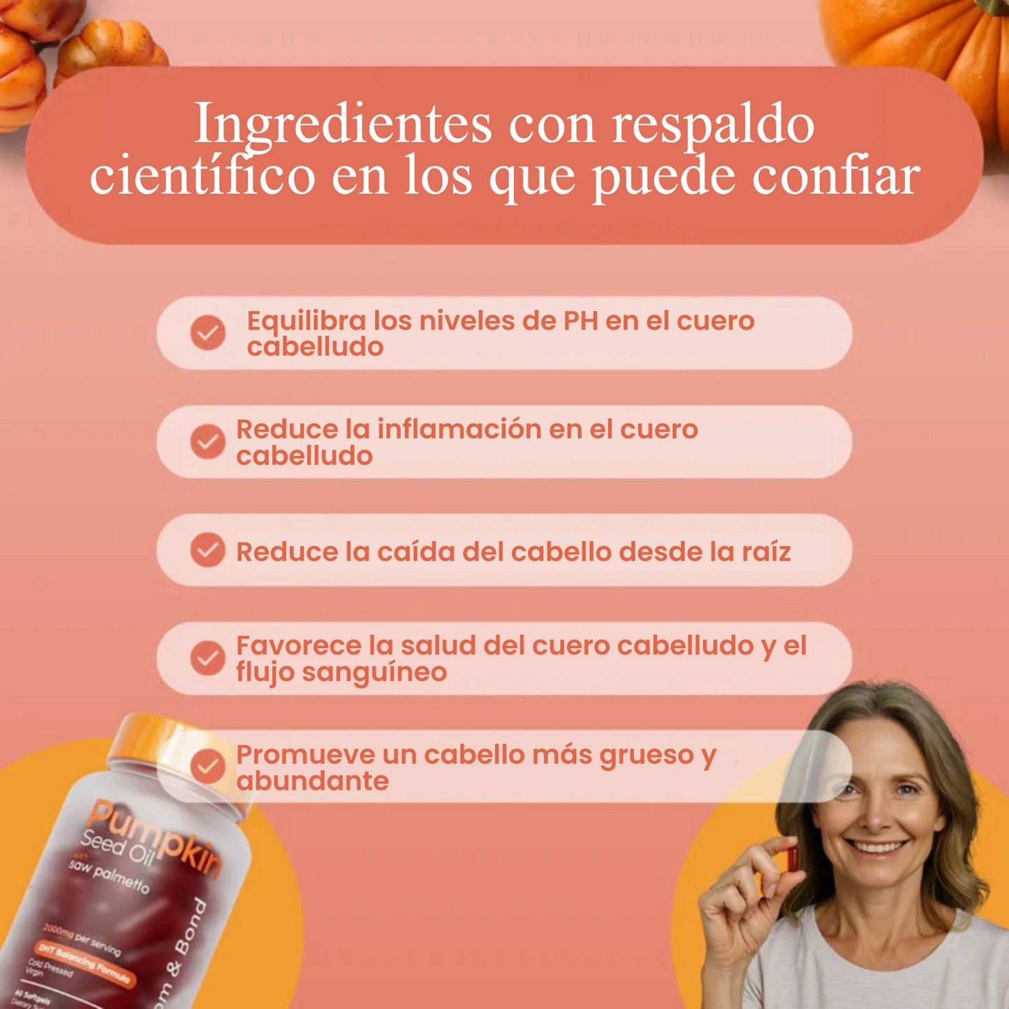 Aceite de Calabaza | Anticaída Capilar